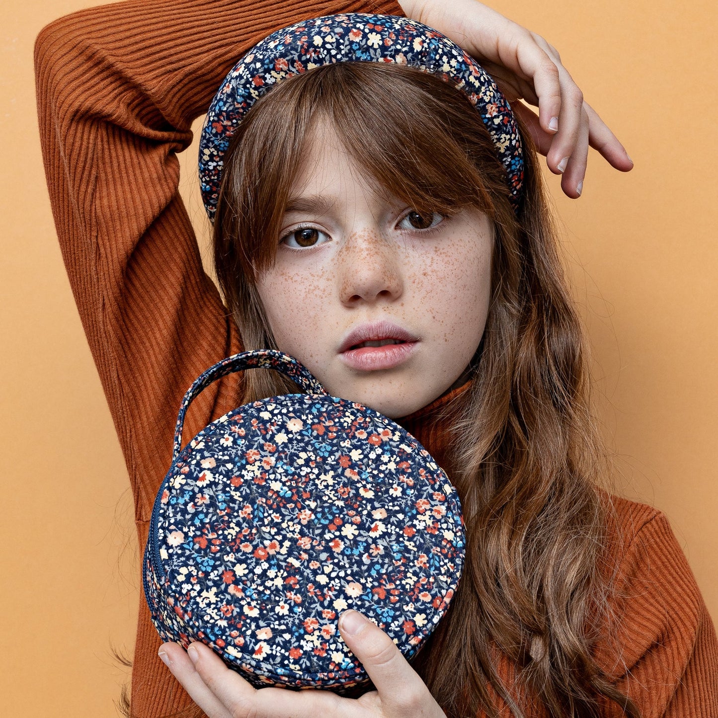Fleur round bag