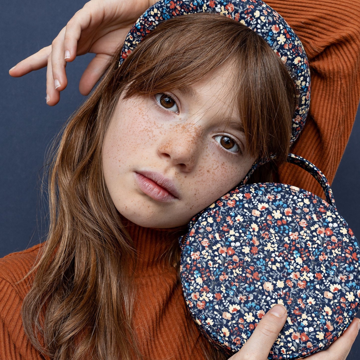 Fleur round bag