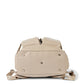 Dimple Faux Leather Nappy Backpack - Oat