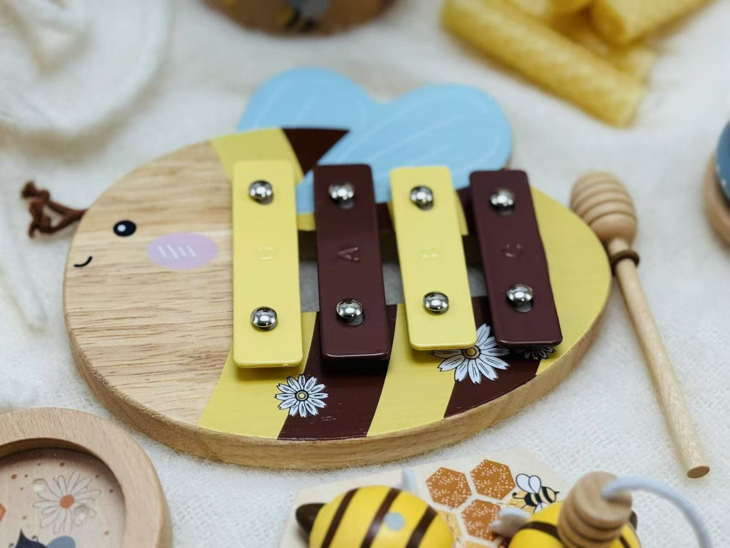 Wooden Bumble Bee Xylophone