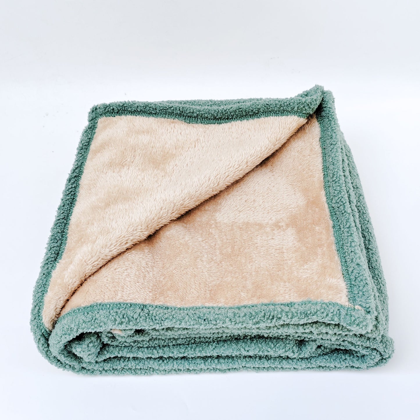 Teddy Boucle Throw Blanket Sage