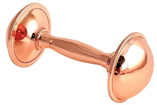 Rose Gold Plated Baby Rattle
