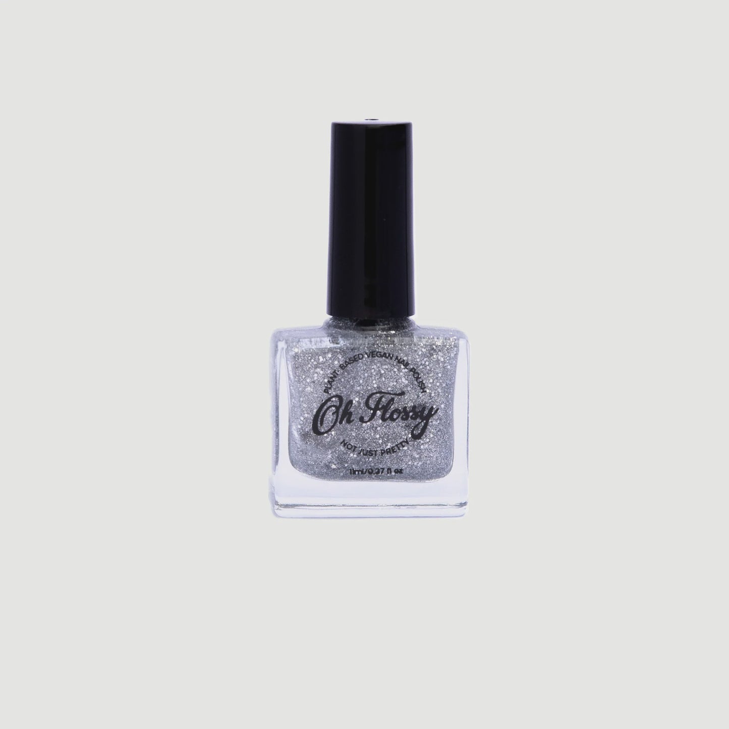 Oh Flossy Nail Polish | Authentic Silver Glitter