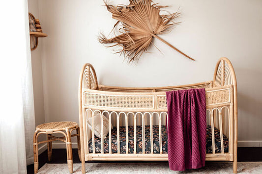 Mauve | Diamond Knit Blanket