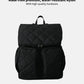 Quilt Nappy Backpack - Black