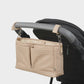 Dimple Faux Leather Stroller Organiser/Pram Caddy - Oat