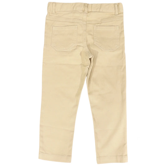 Stretch Twill Chino with Elastic Waist Sand