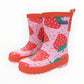 Strawberries & Sprinkles Gumboot Pink