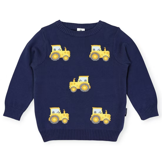Tractor Sweater Navy