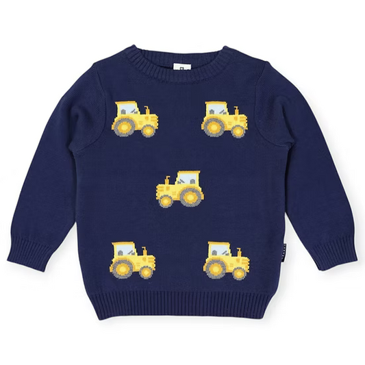 Tractor Sweater Navy