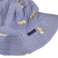 Embroidered Truck Chambray Sun Hat Dark