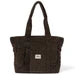 Everyday Tote - Chocolate Brown Corduroy