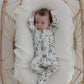 W25 Boys Eucalyptus Zip Romper
