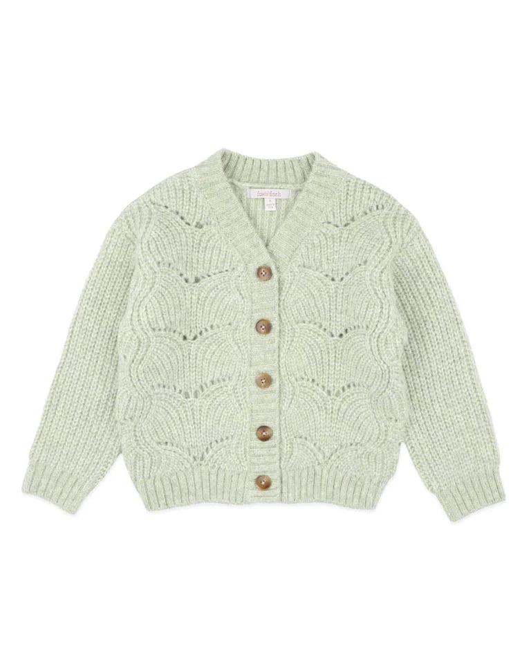 ORCHARD BLOOM POINTELLE CARDIGAN 3-7 YRS