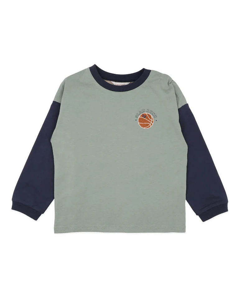 WILD SIDE BASKETBALL LS TEE 3-7 YRS