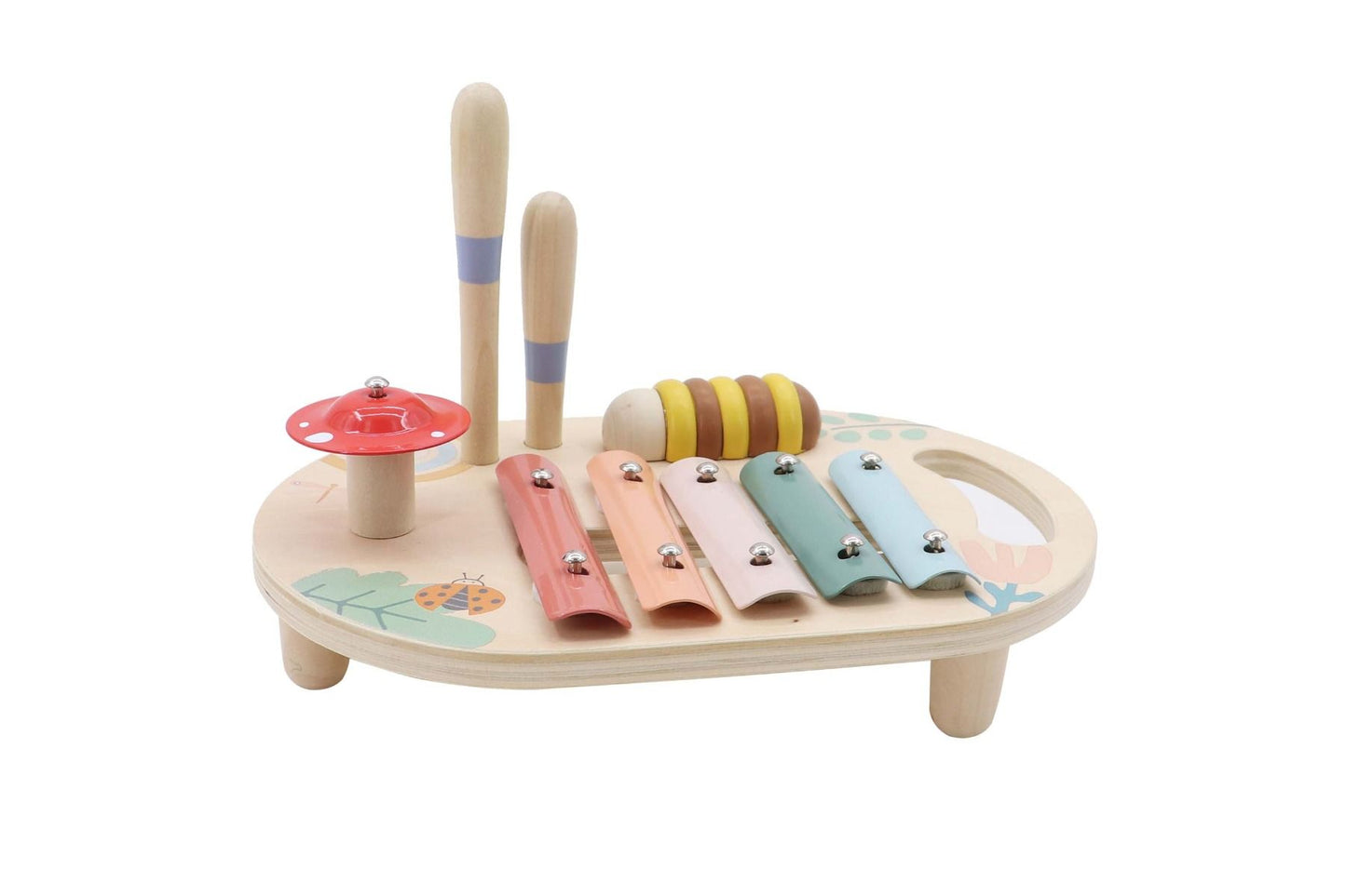 Wooden Happy Spring Musical Table