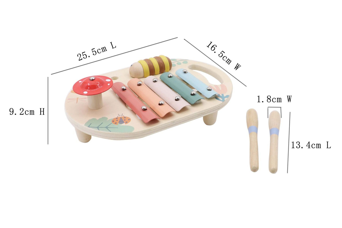 Wooden Happy Spring Musical Table