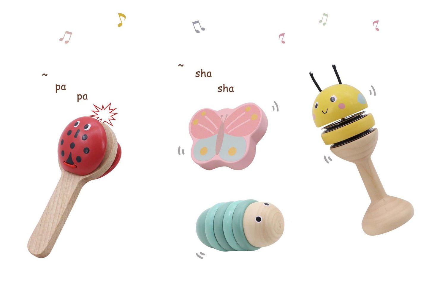 Spring Animals Musical Instrument Set