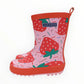 Strawberries & Sprinkles Gumboot Pink