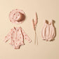 Strawberry Wave Organic Terry Tie Playsuit