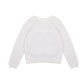 FERN HAND EMBROIDERED ORGANIC CARDIGAN - CLOUD