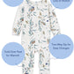 W25 Boys Eucalyptus Zip Romper