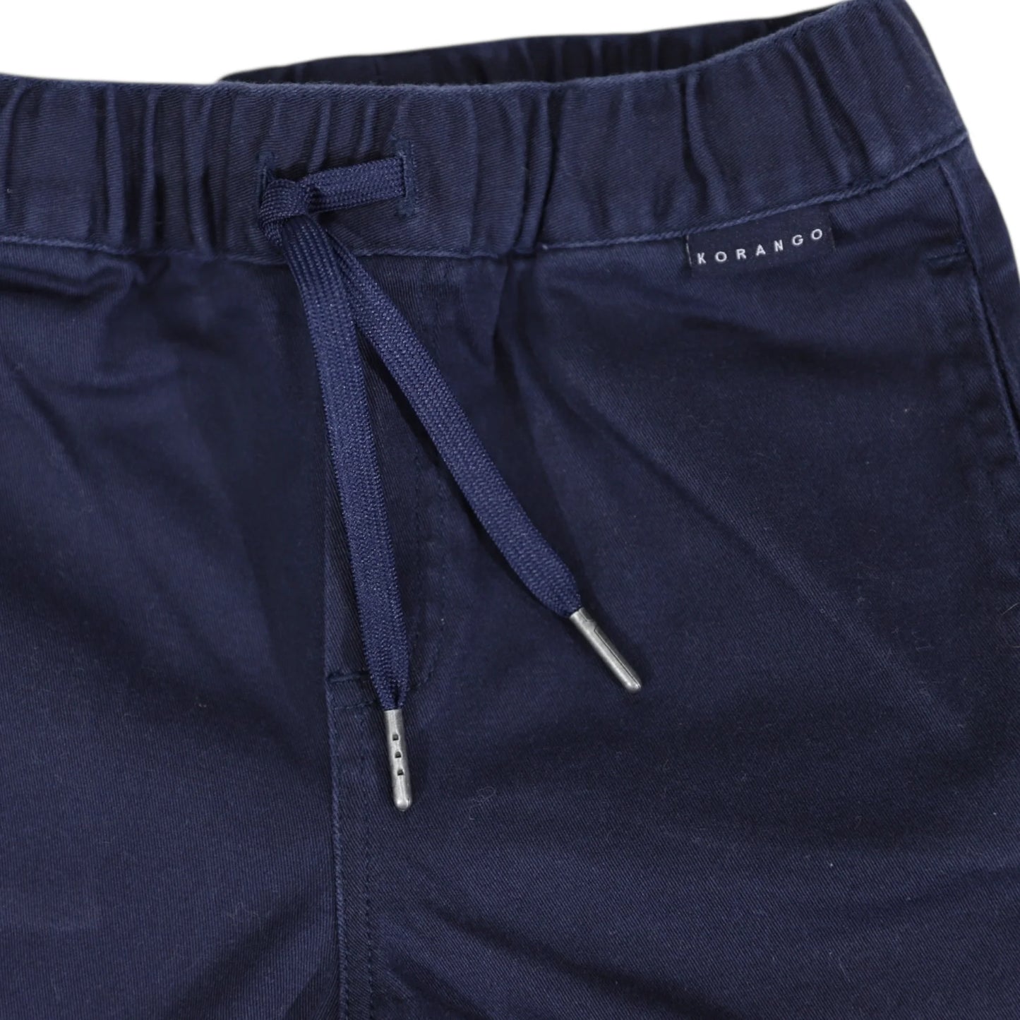 Stretch Twill Short with Drawstring Navy
