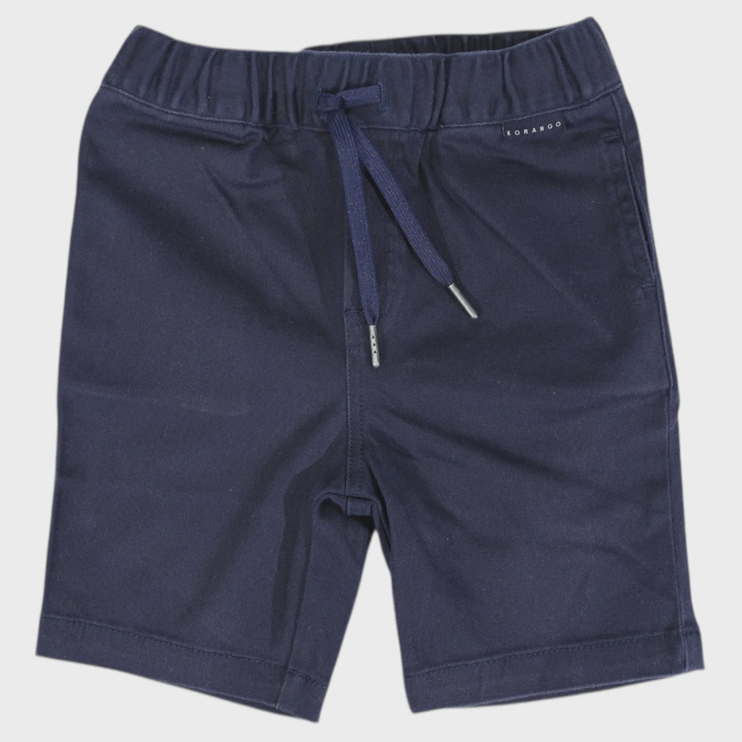 Stretch Twill Short with Drawstring Navy