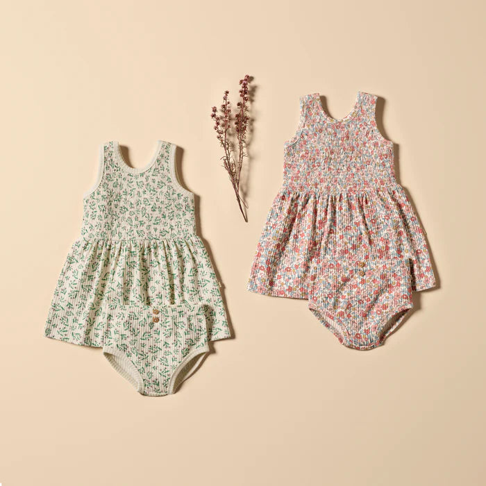 Periwinkle Organic Dress Set