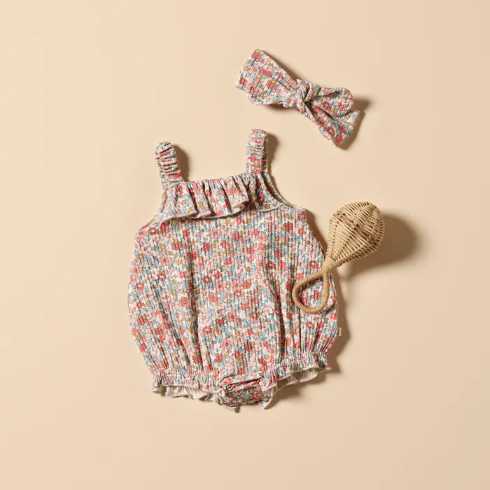 Summer Bloom Organic Playsuit