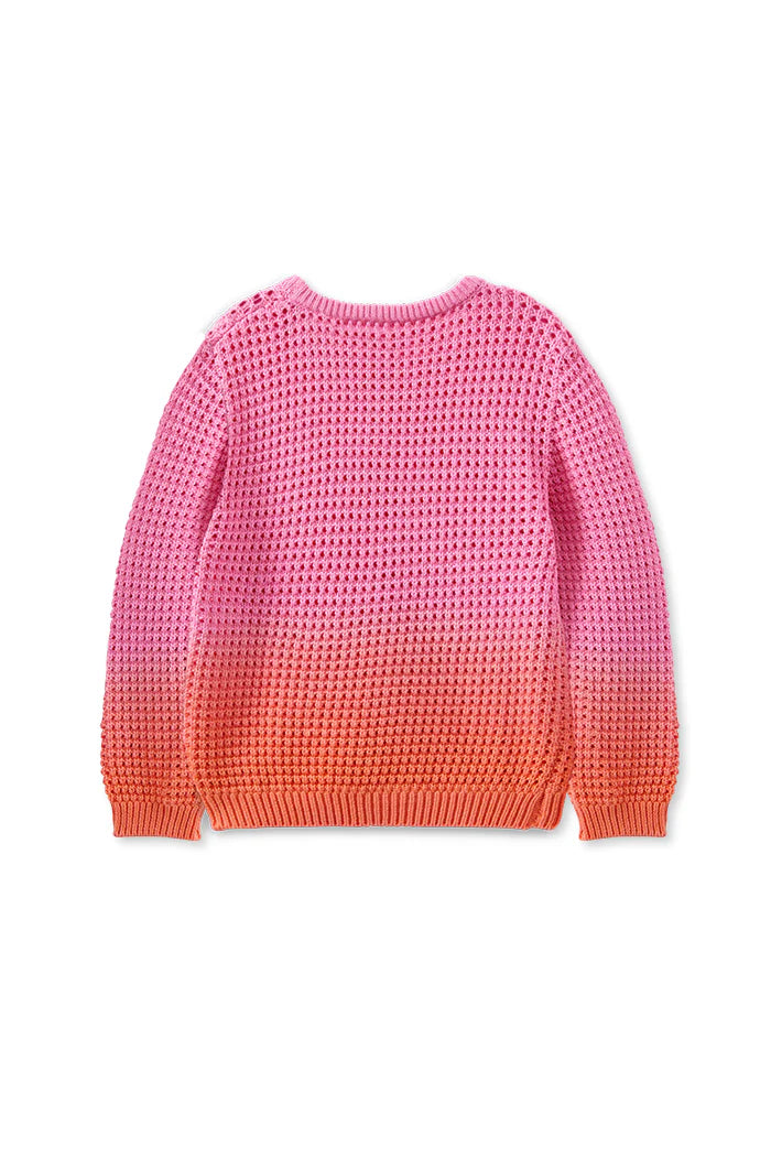 W25 Girls Rainbow Knit Jumper