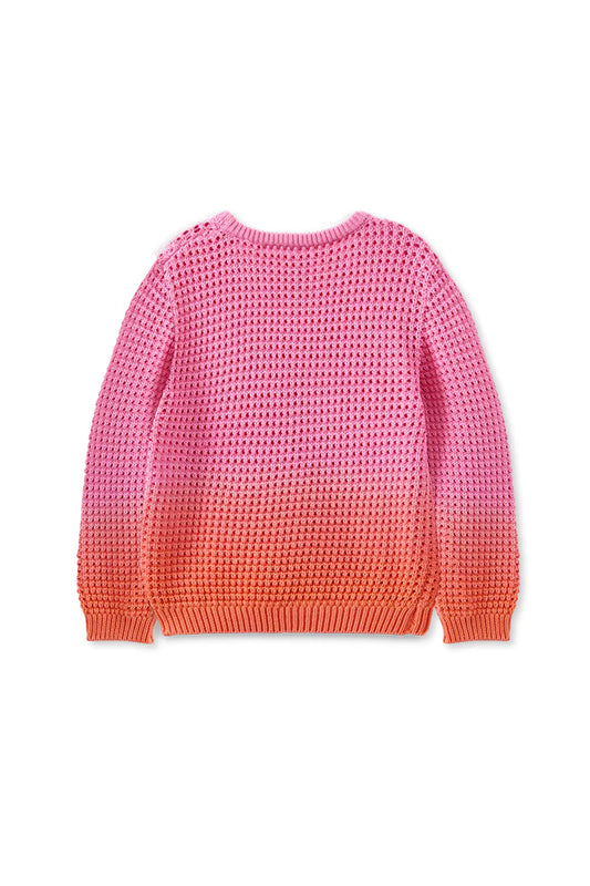 W25 Girls Rainbow Knit Jumper