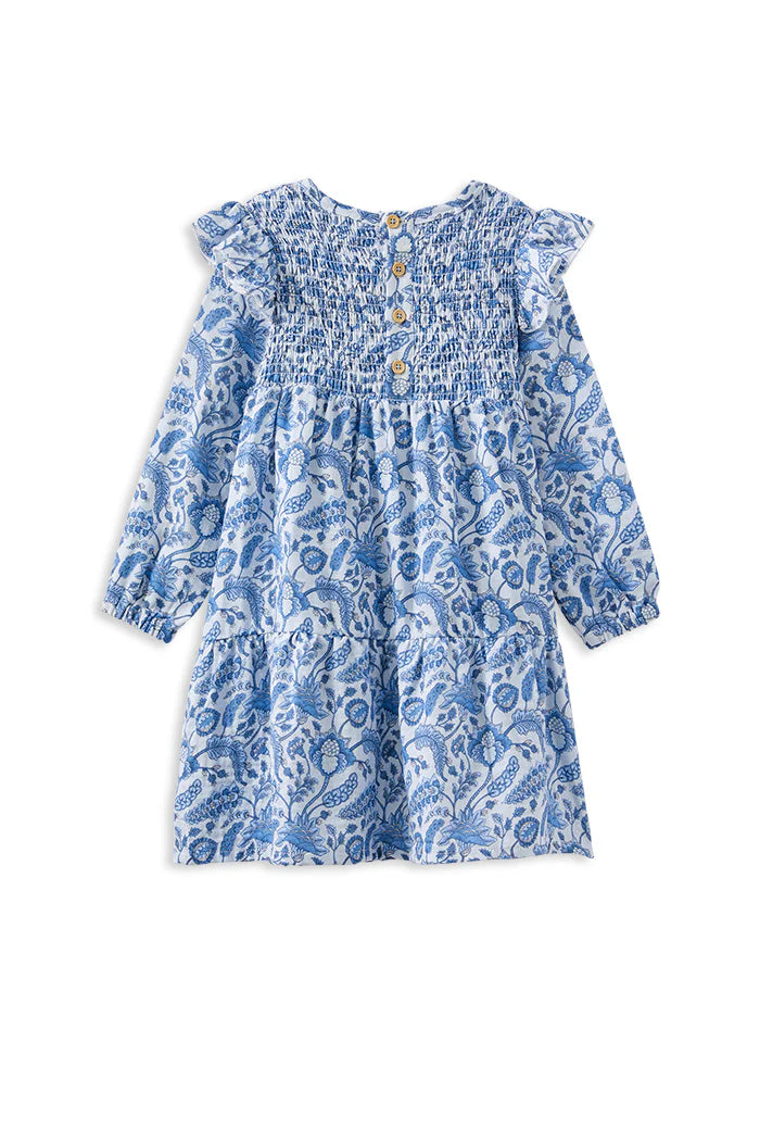 W25 Girls Paisley Tiered Dress