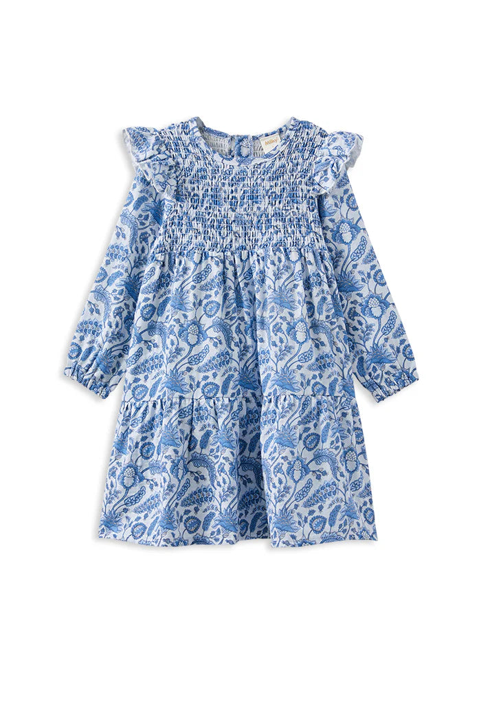 W25 Girls Paisley Tiered Dress