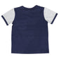 Colour Block Tee Navy