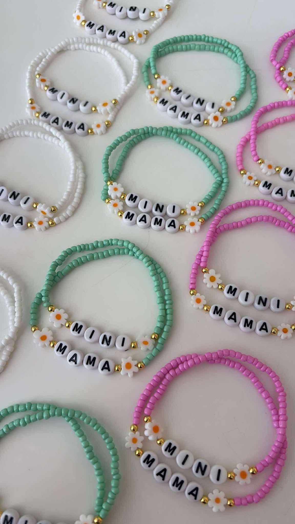 Mama and Mini bracelets