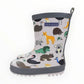 Australian Animal Printed Gumboot Grey