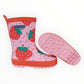Strawberries & Sprinkles Gumboot Pink