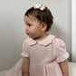 Pink Muslin Trim Dress