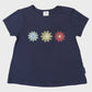 Flower Swing Top Navy