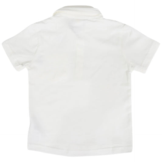Cotton Stretch Polo White