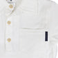 Cotton Stretch Polo White