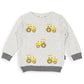 Tractor Sweater Grey Marle