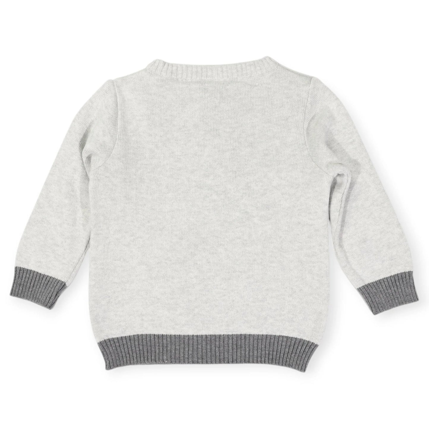 Tractor Sweater Grey Marle