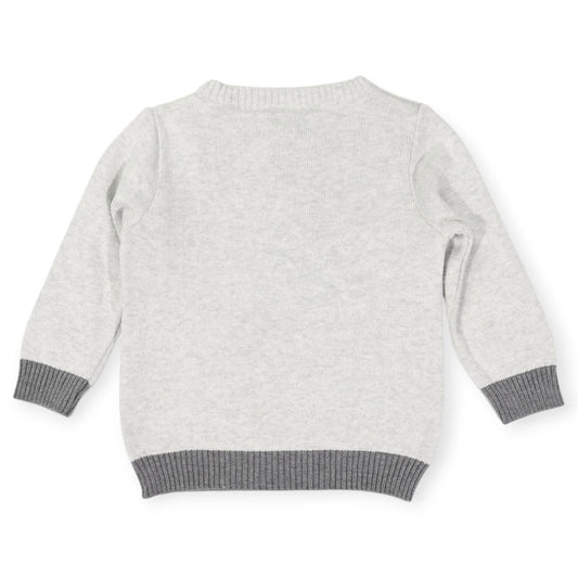Tractor Sweater Grey Marle