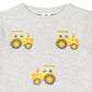 Tractor Sweater Grey Marle