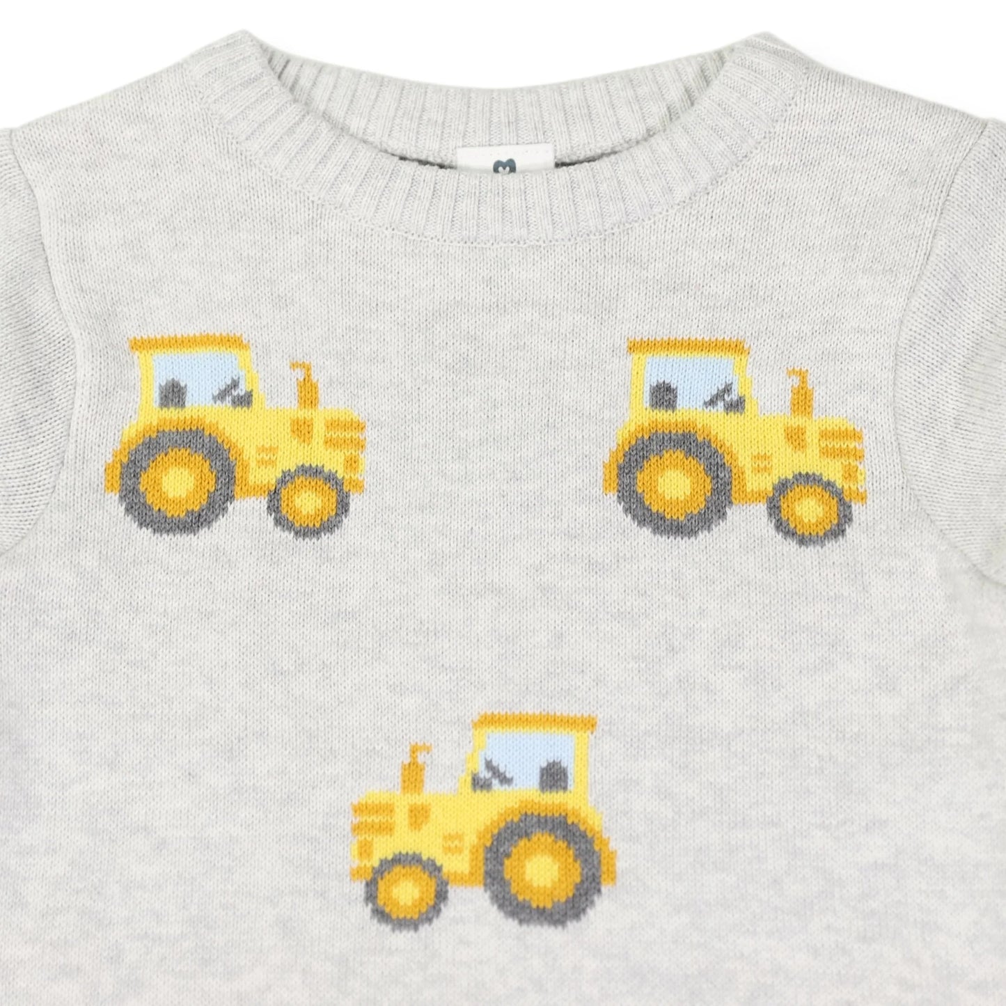 Tractor Sweater Grey Marle