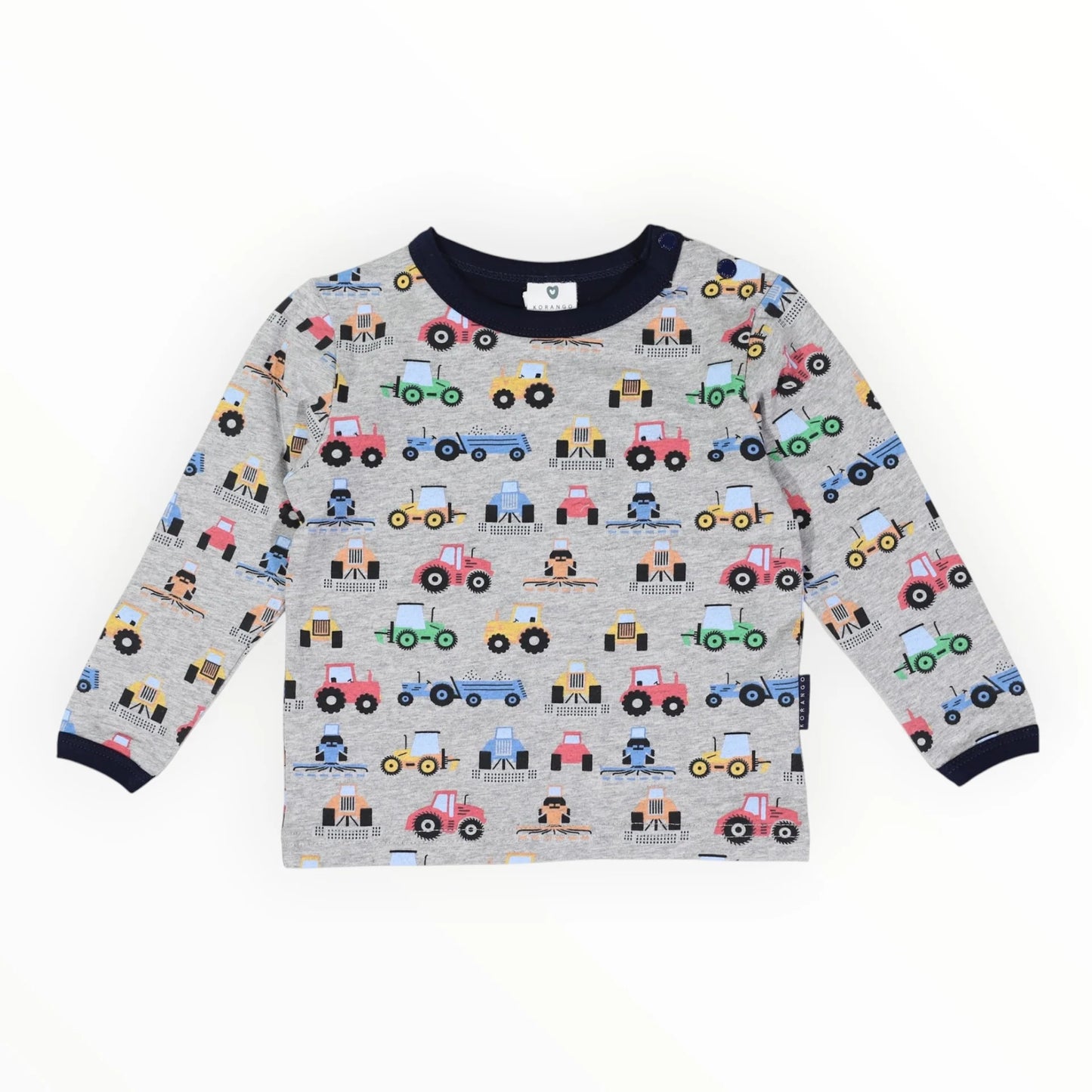 Farm Trucks Top | Grey Marle