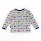 Farm Trucks Top | Grey Marle