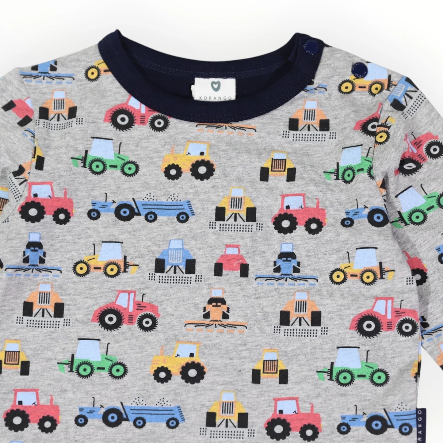 Farm Trucks Top | Grey Marle